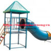 Nhà chòi 1 khối cầu trượt ống