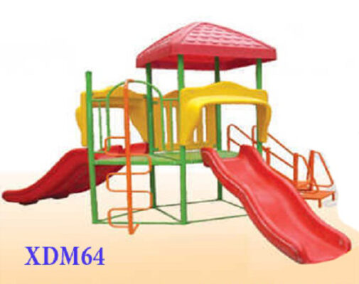 Nhà chòi thang leo 3 máng trượt