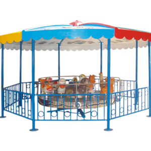 Mâm quay 9 con giống có rào và mái che