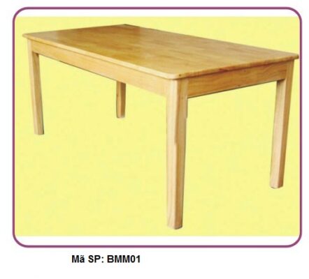 bàn chữ nhật mầm non