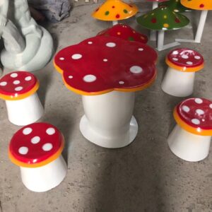 bộ bàn ghế nấm mầm non