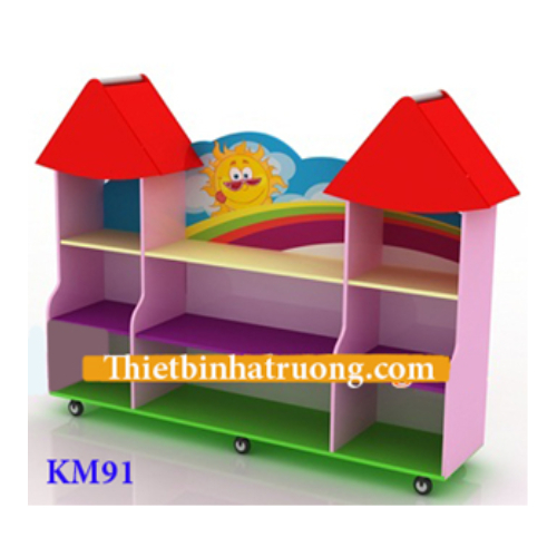 Kệ 2 mái đỏ